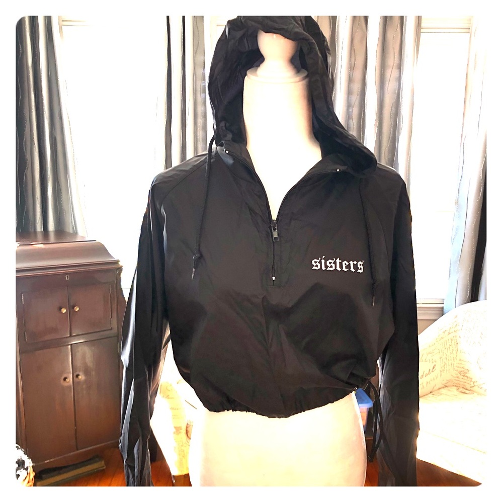 Sisters James Charles Crop Windbreaker Jacket NWOT